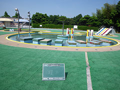 志井公園排水施設補修工事 幼児用プール竣工